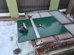 Ремонт горловины септика Юнилос Астра