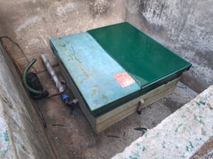 Ремонт горловины септика Юнилос Астра